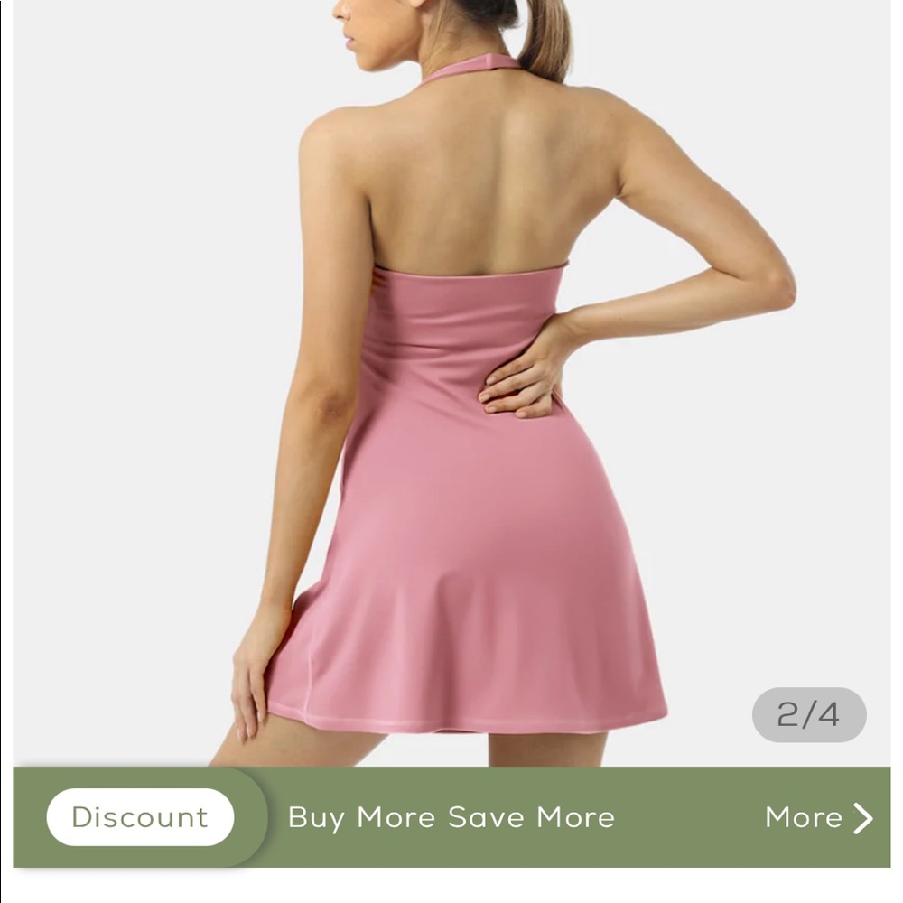 NWOT Halara Halter dress